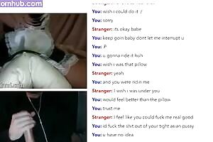 Super Hot Teen Whore Riding A Pillow Fingering Dirty Talks Strangers Having Fun On Omegle Video