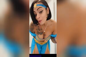 Priceless_nina Short Hair Ebony Whore With Big Tits Teasing Sexy Dance TikTok Video