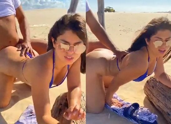 Luana Kazaki having sex with her legs open and cumming in homemade sex
